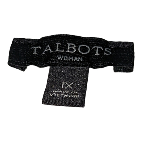 TALBOT'S cream/off white sweatshirt with lace overlay - Picture 4 of 4